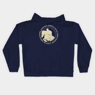 Vintage Hunter Jumper English Horse Rider Sayings Kids Hoodie